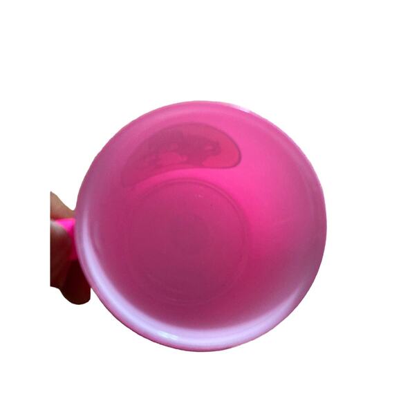 Buc-ees Hot Pink Coated Glass Mug Coffee Tea - Picture 3 of 4